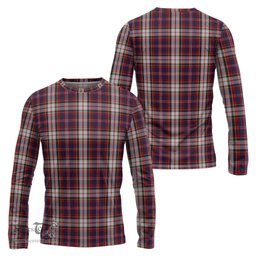 ScotsTee Shop Scottish MacFarlane Dress Clan Tartan Long Sleeve T Shirt