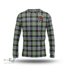 ScotsTee Shop Scottish MacNaughton Dress Clan Crest Tartan Long Sleeve T Shirt