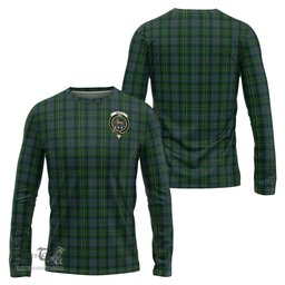 ScotsTee Shop Scottish Scott Hunting Clan Crest Tartan Long Sleeve T Shirt