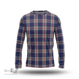 ScotsTee Shop Scottish Stewart of Appin Hunting Dress Clan Tartan Long Sleeve T Shirt