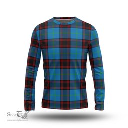 ScotsTee Shop Scottish Wedderburn Clan Tartan Long Sleeve T Shirt