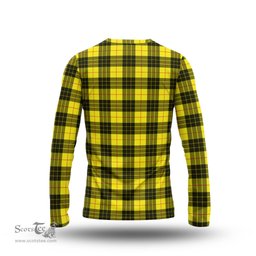 ScotsTee Shop Scottish MacLeod of Lewis Modern Clan Crest Tartan Long Sleeve T Shirt