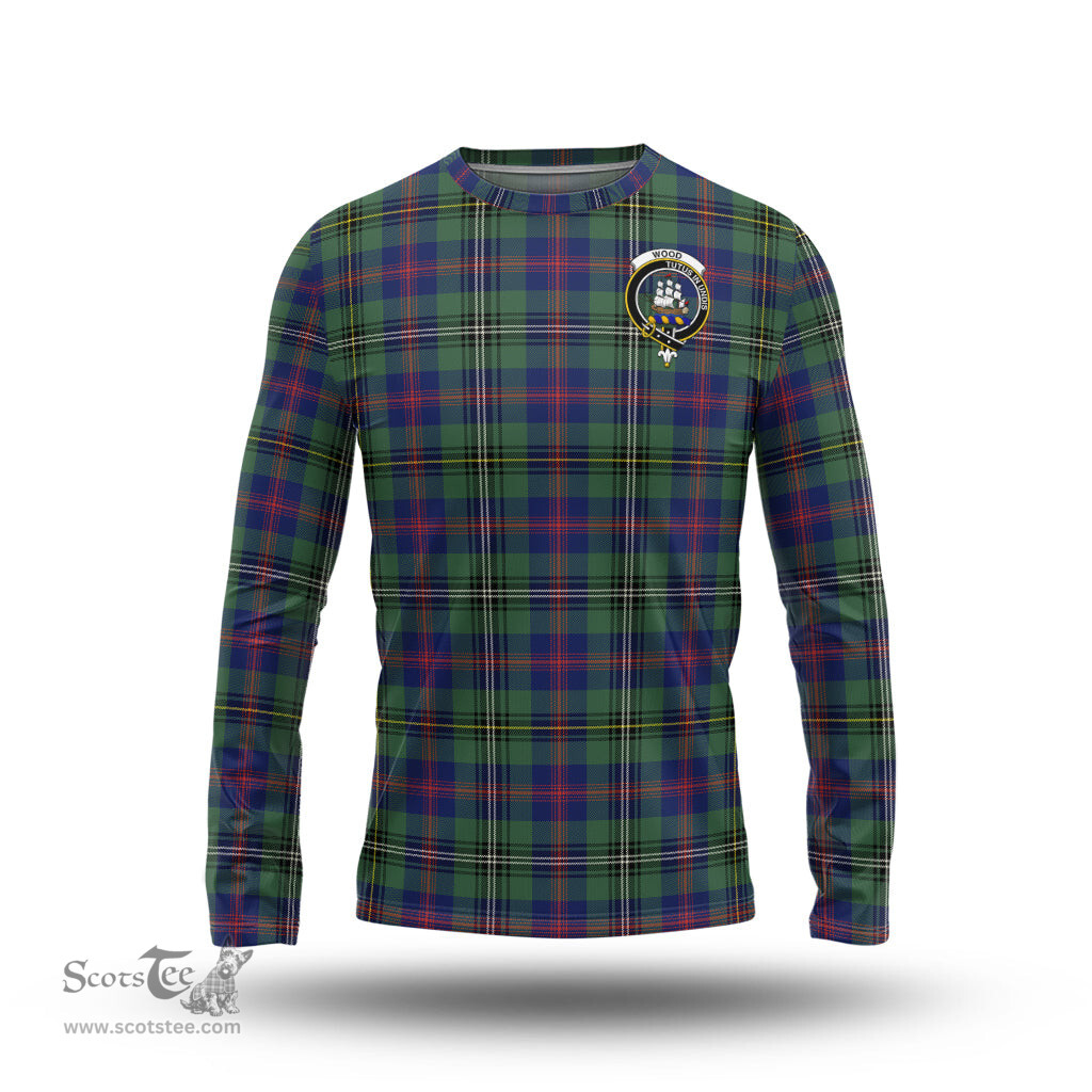 ScotsTee Shop Scottish Wood Modern Clan Crest Tartan Long Sleeve T Shirt