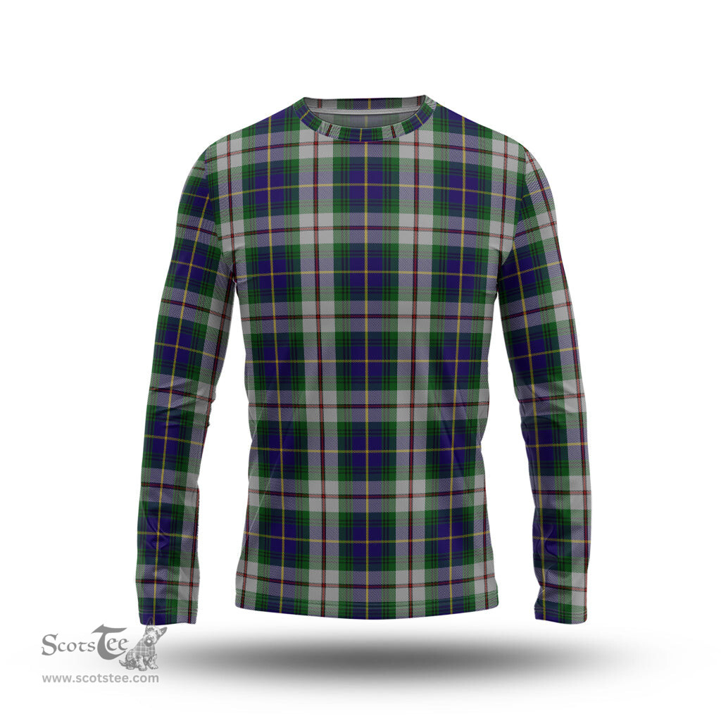 ScotsTee Shop Scottish MacLeod Of Californian Clan Tartan Long Sleeve T Shirt