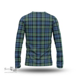 ScotsTee Shop Scottish MacKinlay Ancient Clan Crest Tartan Long Sleeve T Shirt