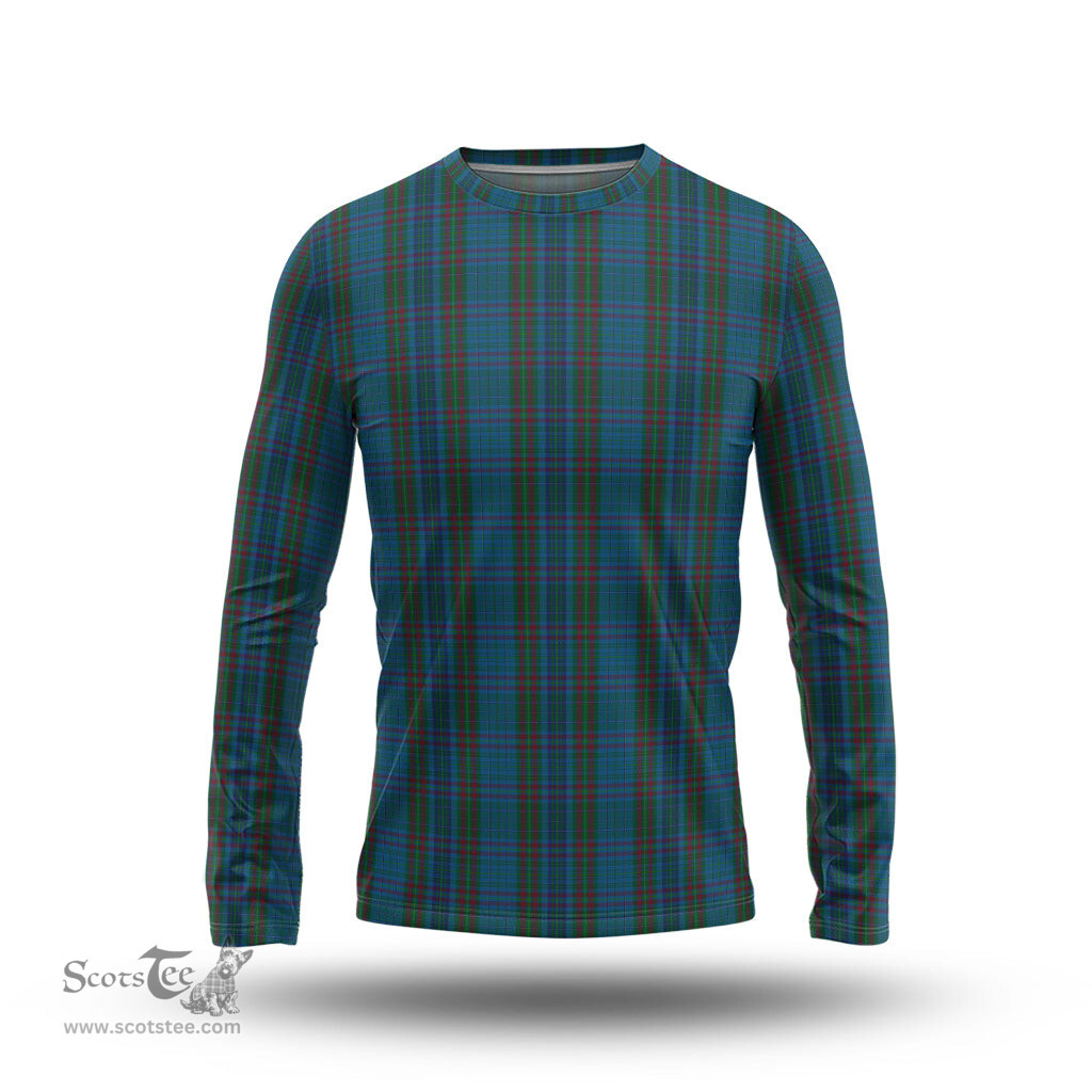 ScotsTee Shop Scottish Watkins of Wales Clan Tartan Long Sleeve T Shirt