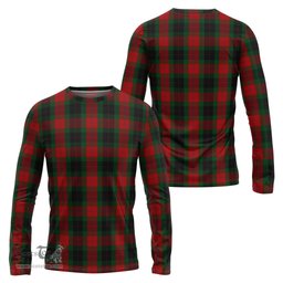 ScotsTee Shop Scottish Skene of Cromar Black Clan Tartan Long Sleeve T Shirt
