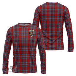 ScotsTee Shop Scottish Spens Clan Crest Tartan Long Sleeve T Shirt