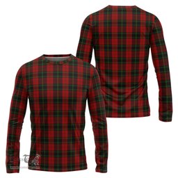ScotsTee Shop Scottish Rosser of Wales Clan Tartan Long Sleeve T Shirt