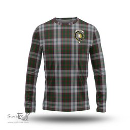 ScotsTee Shop Scottish Stewart of Appin Dress Clan Crest Tartan Long Sleeve T Shirt