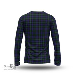 ScotsTee Shop Scottish Sempill Clan Crest Tartan Long Sleeve T Shirt