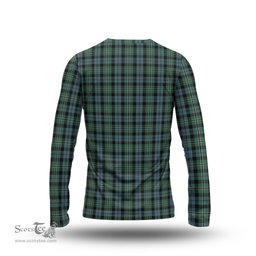 ScotsTee Shop Scottish Melville Clan Crest Tartan Long Sleeve T Shirt