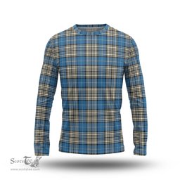 ScotsTee Shop Scottish Napier Ancient Clan Tartan Long Sleeve T Shirt