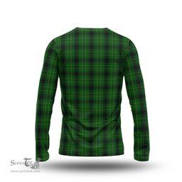 ScotsTee Shop Scottish MacArthur Highland Clan Crest Tartan Long Sleeve T Shirt