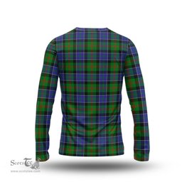 ScotsTee Shop Scottish Paterson Clan Crest Tartan Long Sleeve T Shirt