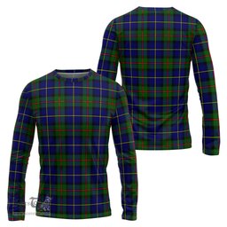 ScotsTee Shop Scottish MacLeod of Harris Modern Clan Tartan Long Sleeve T Shirt