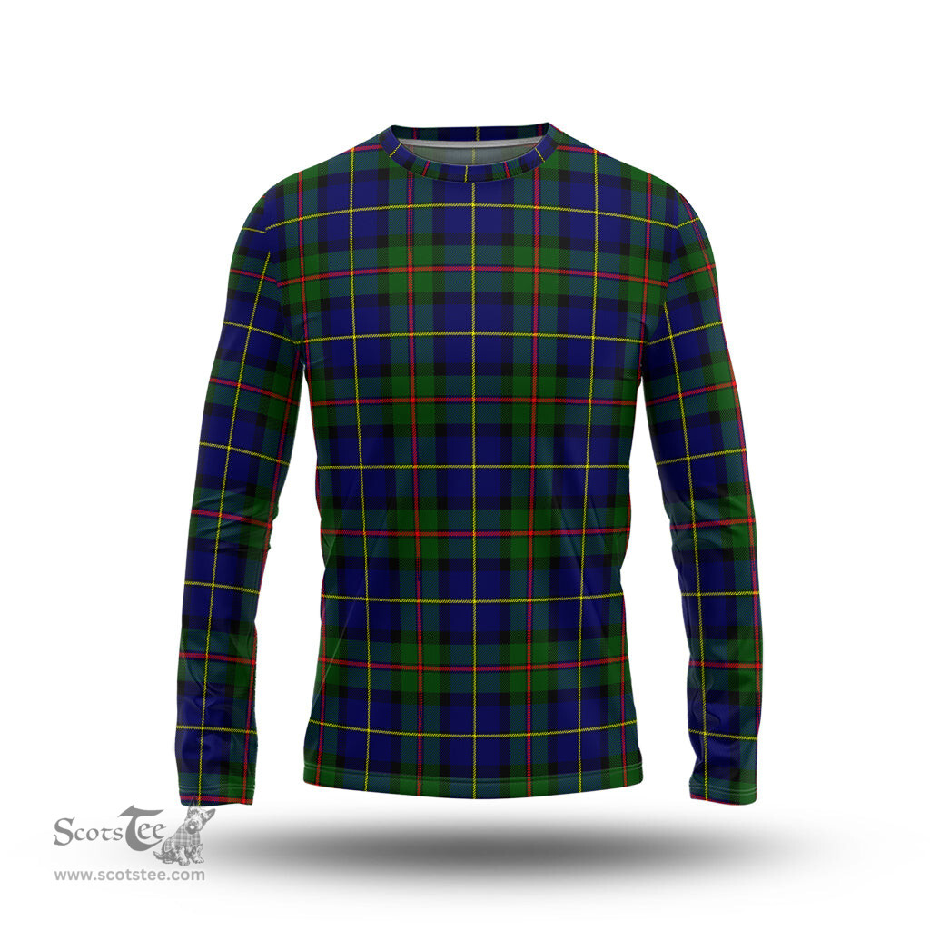 ScotsTee Shop Scottish MacLeod of Harris Modern Clan Tartan Long Sleeve T Shirt