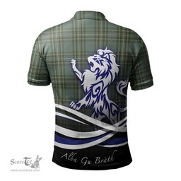 ScotsTee Shop Scottish Kelly Dress Clan Crest Tartan Polo Shirt Alba Gu Brath Regal Lion Emblem