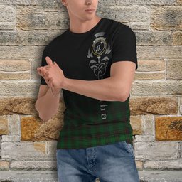 ScotsTee Shop Scottish Anstruther Clan Crest Tartan T Shirt Featuring Alba Gu Brath Scotland Forever and Ever Celtic Cross