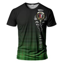 ScotsTee Shop Scottish Boyle Clan Crest Tartan T Shirt Featuring Alba Gu Brath Scotland Forever and Ever Celtic Cross