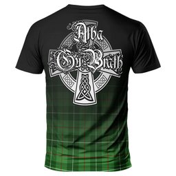 ScotsTee Shop Scottish Boyle Clan Crest Tartan T Shirt Featuring Alba Gu Brath Scotland Forever and Ever Celtic Cross