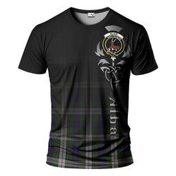 ScotsTee Shop Scottish Blair Dress Clan Crest Tartan T Shirt Featuring Alba Gu Brath Scotland Forever and Ever Celtic Cross