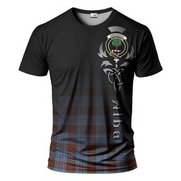 ScotsTee Shop Scottish Anderson Modern Clan Crest Tartan T Shirt Featuring Alba Gu Brath Scotland Forever and Ever Celtic Cross