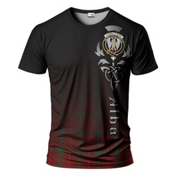 ScotsTee Shop Scottish Carruthers Clan Crest Tartan T Shirt Featuring Alba Gu Brath Scotland Forever and Ever Celtic Cross