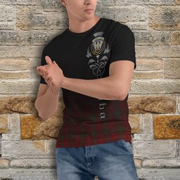 ScotsTee Shop Scottish Carruthers Clan Crest Tartan T Shirt Featuring Alba Gu Brath Scotland Forever and Ever Celtic Cross