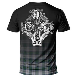 ScotsTee Shop Scottish Lindsay Dress Clan Crest Tartan T Shirt Featuring Alba Gu Brath Scotland Forever and Ever Celtic Cross