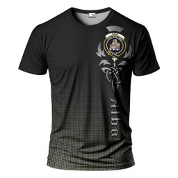 ScotsTee Shop Scottish Haig Clan Crest Tartan T Shirt Featuring Alba Gu Brath Scotland Forever and Ever Celtic Cross