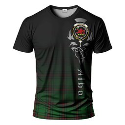 ScotsTee Shop Scottish Primrose Clan Crest Tartan T Shirt Featuring Alba Gu Brath Scotland Forever and Ever Celtic Cross
