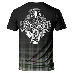 ScotsTee Shop Scottish Taylor Dress Clan Crest Tartan T Shirt Featuring Alba Gu Brath Scotland Forever and Ever Celtic Cross