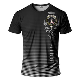 ScotsTee Shop Scottish Shepherd Clan Crest Tartan T Shirt Featuring Alba Gu Brath Scotland Forever and Ever Celtic Cross