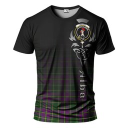 ScotsTee Shop Scottish Taylor Clan Crest Tartan T Shirt Featuring Alba Gu Brath Scotland Forever and Ever Celtic Cross