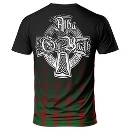 ScotsTee Shop Scottish Middleton Clan Crest Tartan T Shirt Featuring Alba Gu Brath Scotland Forever and Ever Celtic Cross