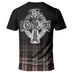ScotsTee Shop Scottish Scott Dress Clan Crest Tartan T Shirt Featuring Alba Gu Brath Scotland Forever and Ever Celtic Cross