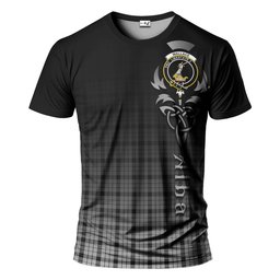 ScotsTee Shop Scottish Wallace Dress Clan Crest Tartan T Shirt Featuring Alba Gu Brath Scotland Forever and Ever Celtic Cross