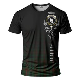ScotsTee Shop Scottish Tennant Clan Crest Tartan T Shirt Featuring Alba Gu Brath Scotland Forever and Ever Celtic Cross