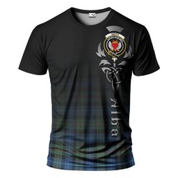 ScotsTee Shop Scottish Smith Ancient Clan Crest Tartan T Shirt Featuring Alba Gu Brath Scotland Forever and Ever Celtic Cross