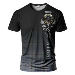 ScotsTee Shop Scottish Tweedie Clan Crest Tartan T Shirt Featuring Alba Gu Brath Scotland Forever and Ever Celtic Cross