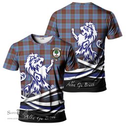 ScotsTee Shop Scottish Anderson Modern Clan Crest Tartan T Shirt Alba Gu Brath Regal Lion Emblem