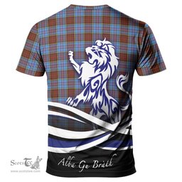 ScotsTee Shop Scottish Anderson Modern Clan Crest Tartan T Shirt Alba Gu Brath Regal Lion Emblem