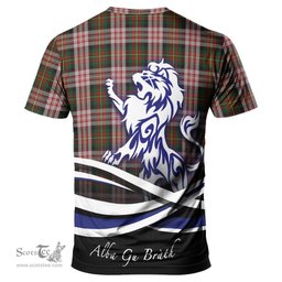 ScotsTee Shop Scottish Carnegie Dress Clan Crest Tartan T Shirt Alba Gu Brath Regal Lion Emblem