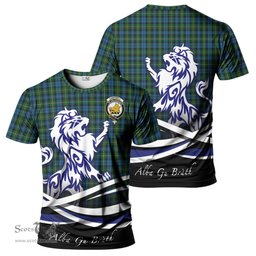 ScotsTee Shop Scottish Campbell of Argyll #02 Clan Crest Tartan T Shirt Alba Gu Brath Regal Lion Emblem