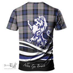 ScotsTee Shop Scottish Ferguson Dress Clan Crest Tartan T Shirt Alba Gu Brath Regal Lion Emblem