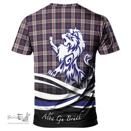 ScotsTee Shop Scottish Cameron of Erracht Dress Clan Crest Tartan T Shirt Alba Gu Brath Regal Lion Emblem
