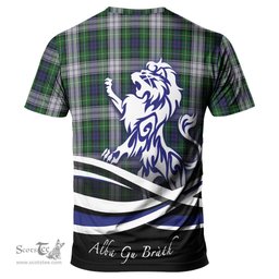 ScotsTee Shop Scottish Forbes Dress Clan Crest Tartan T Shirt Alba Gu Brath Regal Lion Emblem