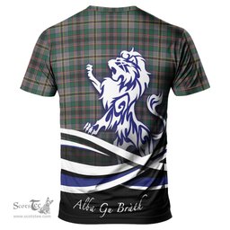 ScotsTee Shop Scottish Craig Ancient Clan Crest Tartan T Shirt Alba Gu Brath Regal Lion Emblem
