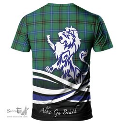 ScotsTee Shop Scottish Henderson Ancient Clan Crest Tartan T Shirt Alba Gu Brath Regal Lion Emblem